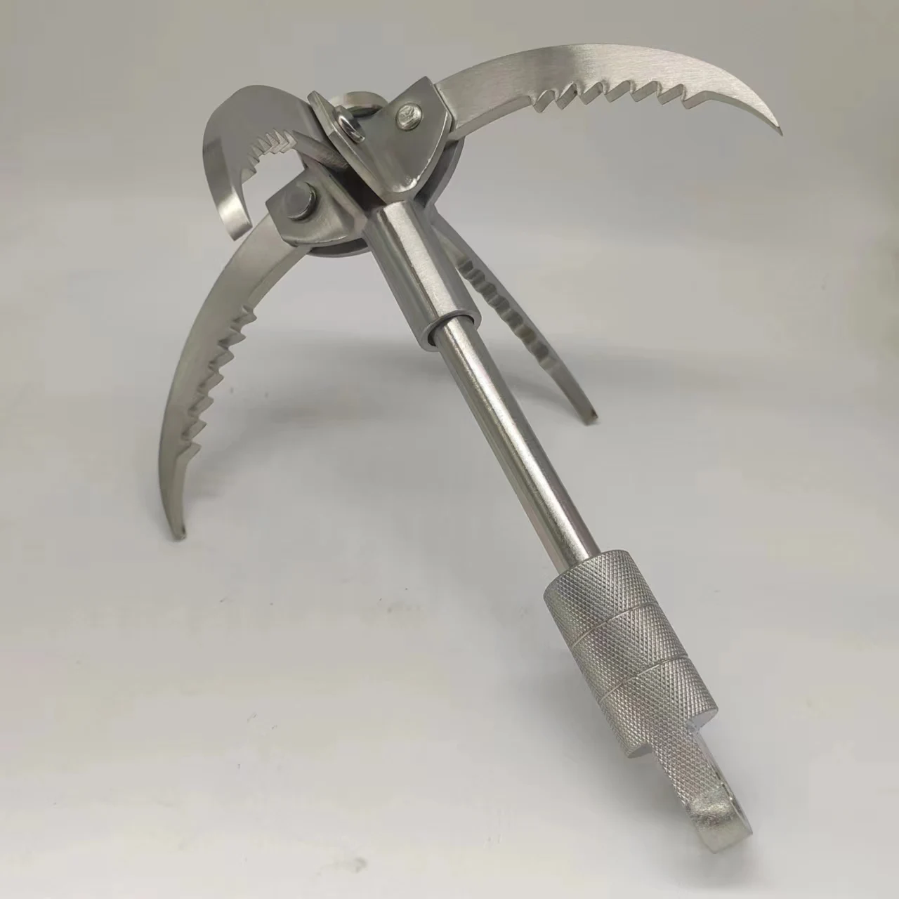 Stainless steel four climbing claws large size folding grappling hook camping hiking tree rock mountain climbing hook