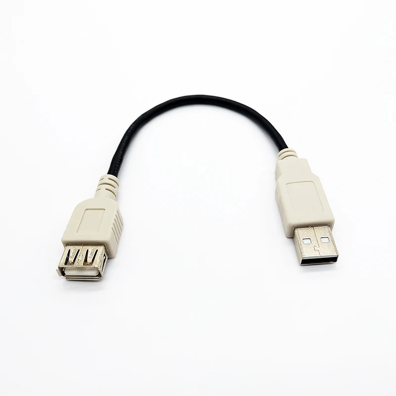 Короткий Удлинительный кабель USB-USB гнездовой разъем 2 0 штекер-гнездо USB-кабель