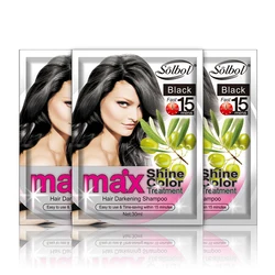Hair Shampoo Instant Shampoo Form Hair Color with New Ylofang Olive Black Herbal Ingredients Normal Shampoo Easy Coloring 30ml