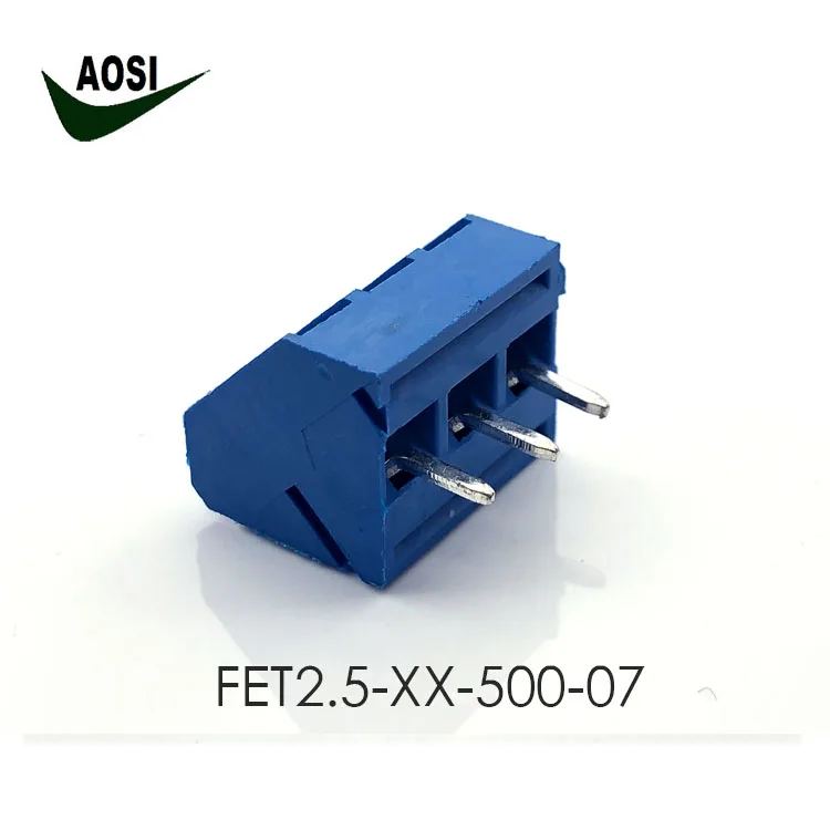  6 полюсов FET2.5-XX-500-07 Pcb Клеммная колодка 5 0