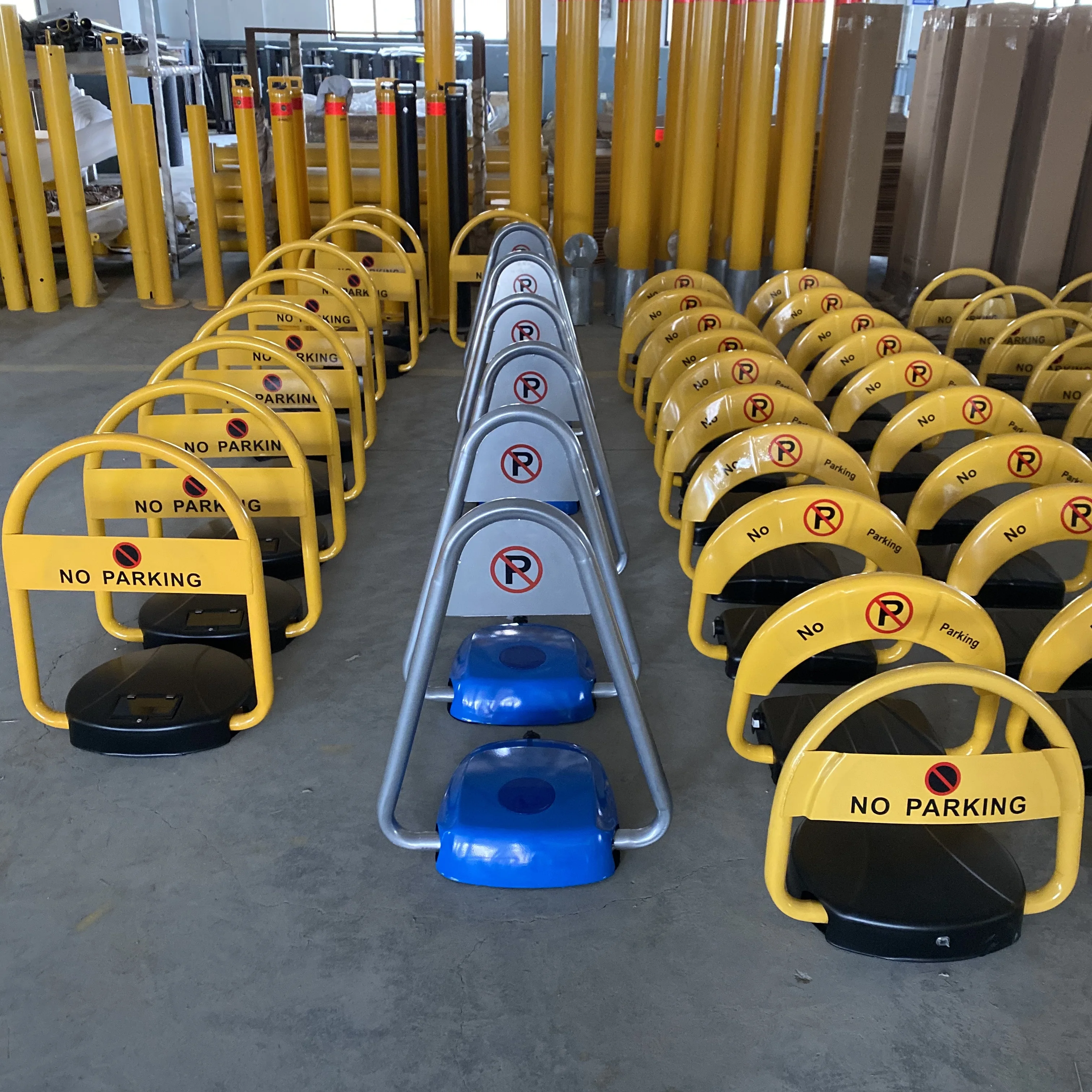 Customized KVS-PL-101 Remote control Parking Lock Factory Outlet Reserved yellow personal private car parking lot space