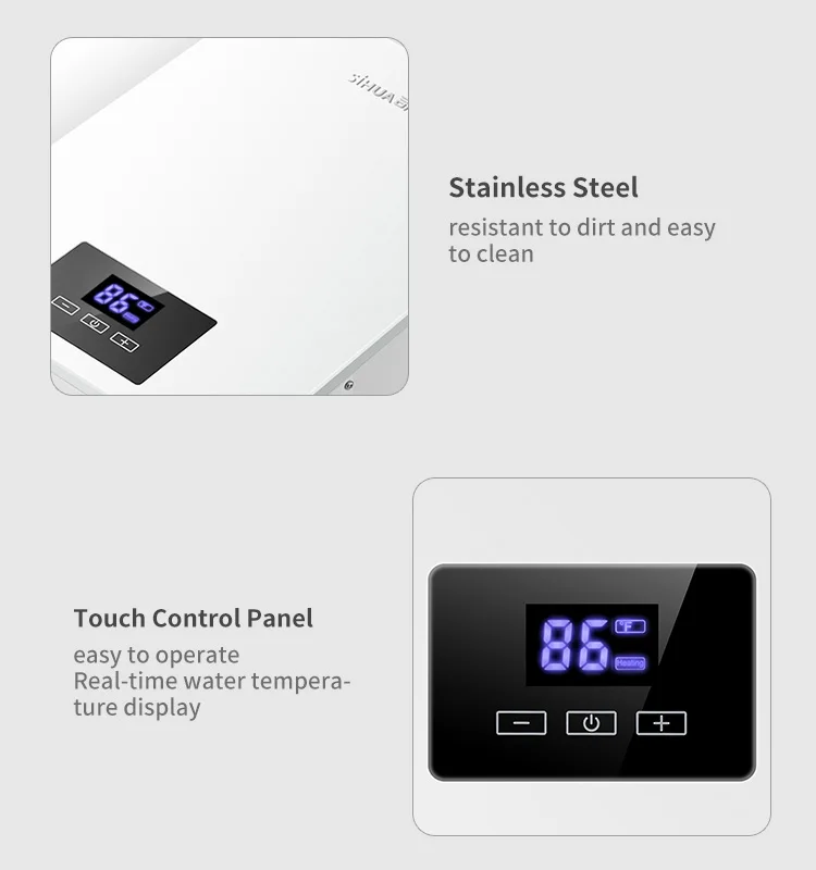 SiHUA 14kW 220V 240V Bathroom Instant Electric Water Heater for Shower