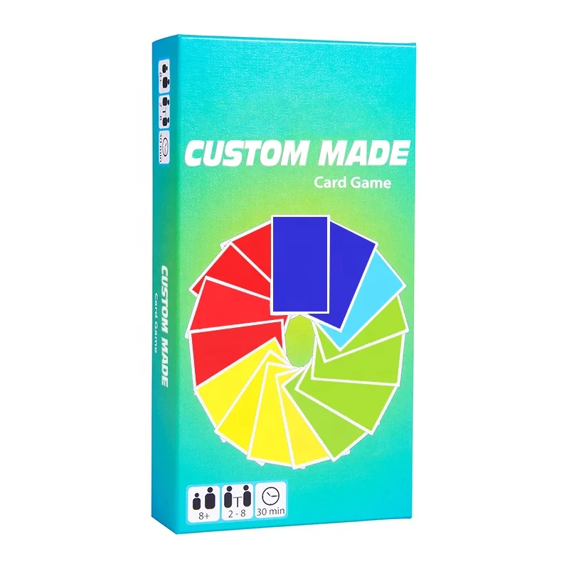 Factory OEM production custom play with friends and family The entertainment card game for children and adults card game