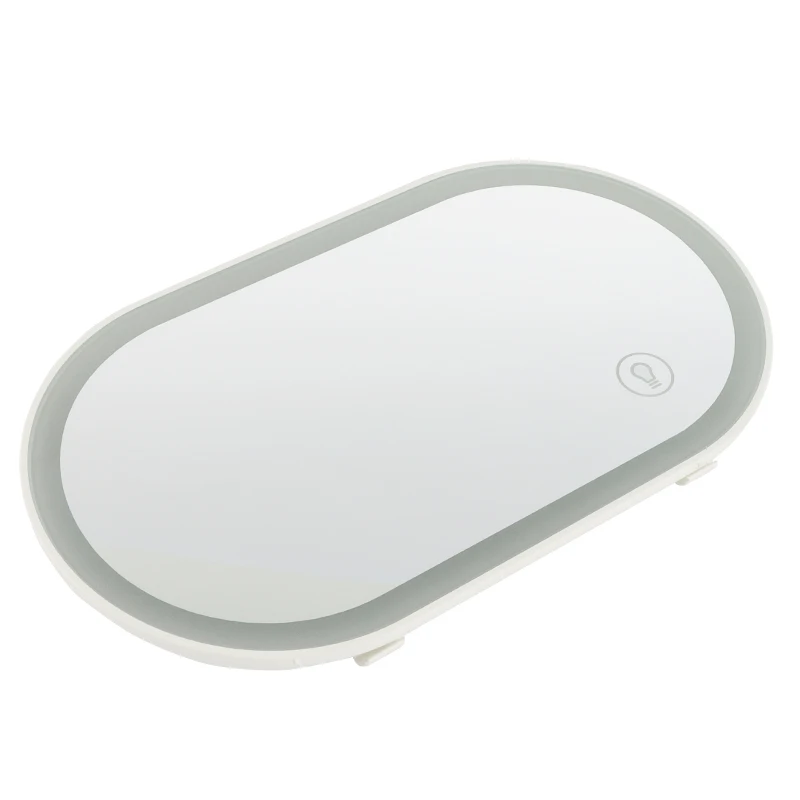 Hot Selling  Auto Makeup Mirror LED Touch Light Car Sun Visor Makeup Mirror Ladies Car HD Makeup Mirror