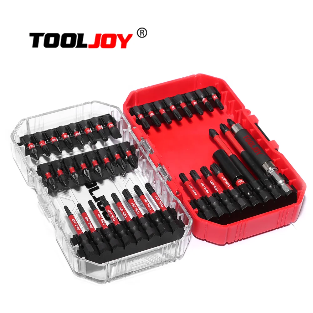 Basics 41-Piece Impact Screwdriver Bit Set - Phillips Slotted and Torx tooljoy
