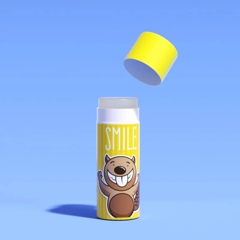 Hot Selling Recommended Round Paper Tube Bottom Push Paste Cosmetic Lip Balm Paper Pot Kraft Paper Packaging