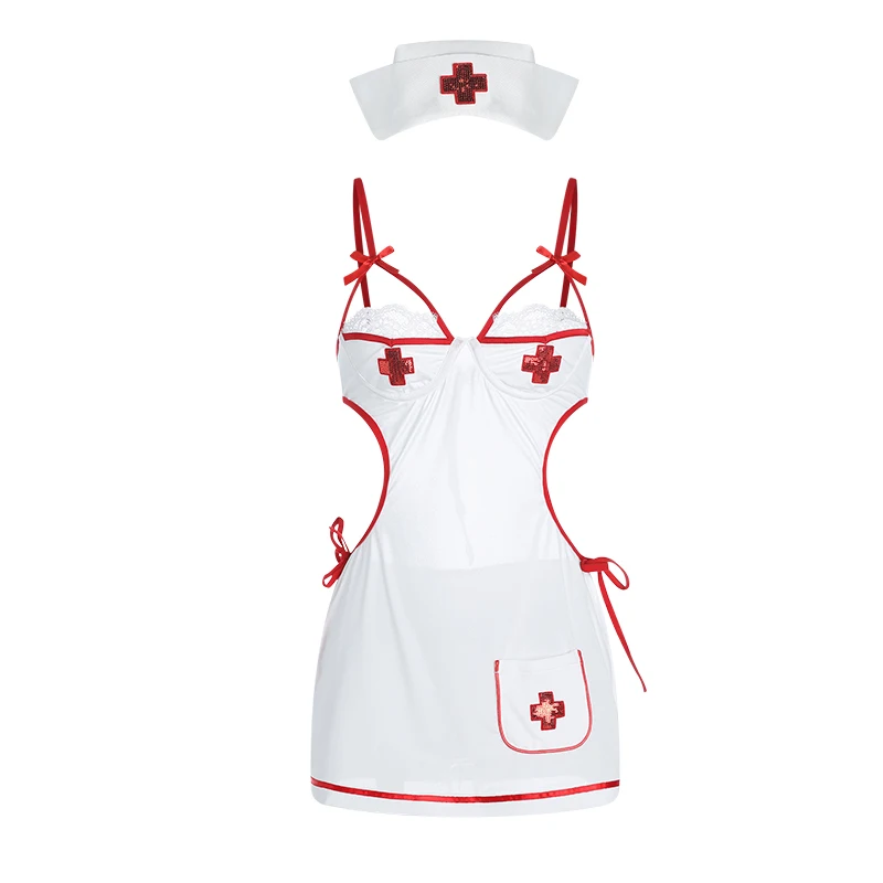 lingerie costumes cosplay sexy bedside Japanese nurse uniform role play costume GR3039
