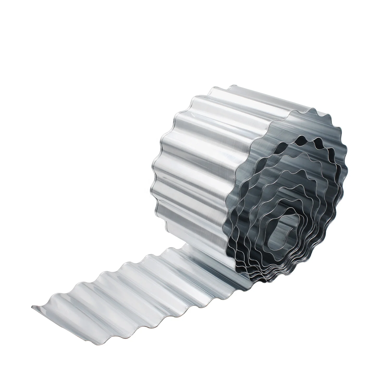  Окантовка ландшафта катушка Антикоррозийная прочная оцинкованная стальная окантовка сада газона