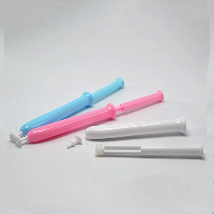 Disposable Capsule Vaginal Applicators Gynecological Gel Tube Medical Injection