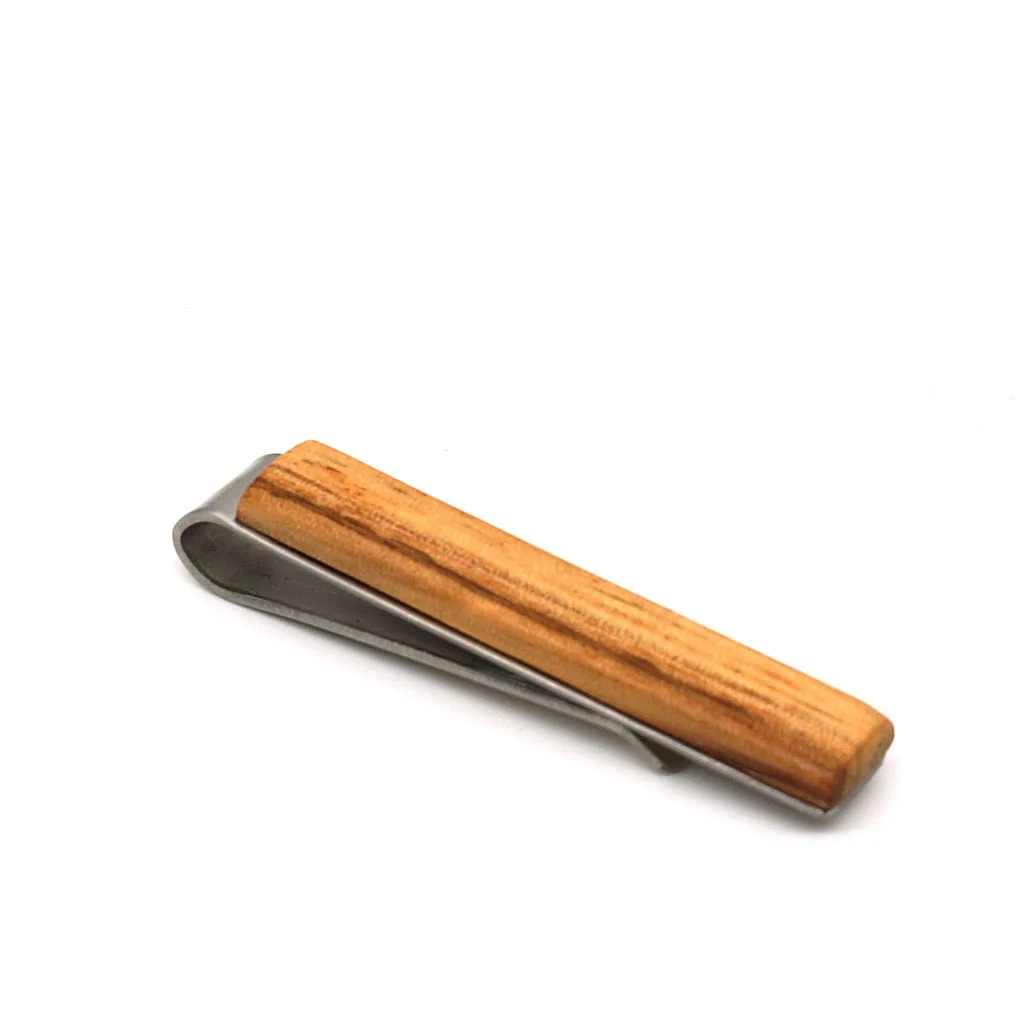 Аксессуары для галстука из цельного дерева Мужской зажим для воротника оригинальный деревянный зажим для галстука на заказ