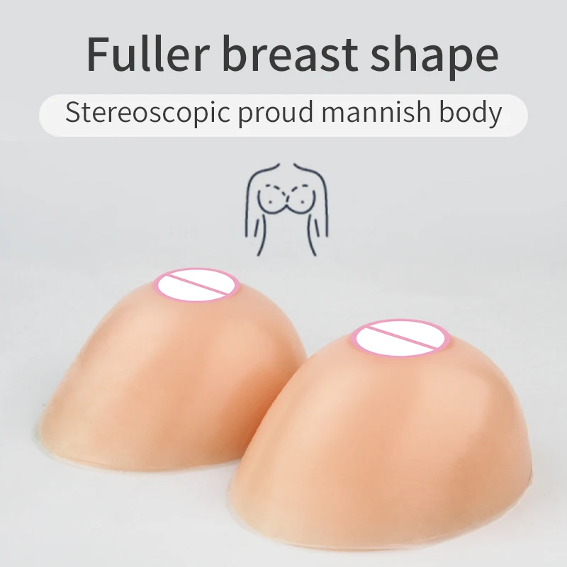 Hot selling Full Shape Sexy Silicone Breasts Forms For Men Cross Dressing Boobs
