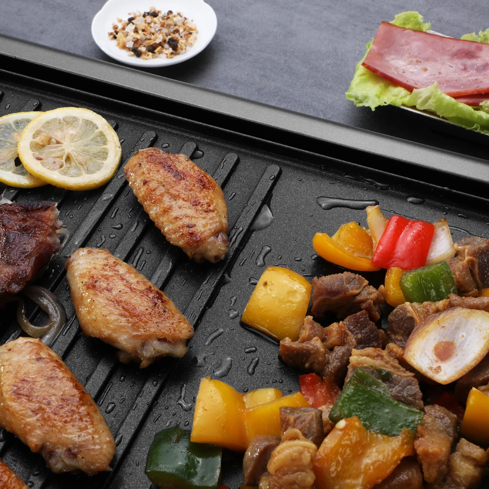 2300W 2 In 1 Grill Electric Bbq Grills For Home Use Kitchen Party