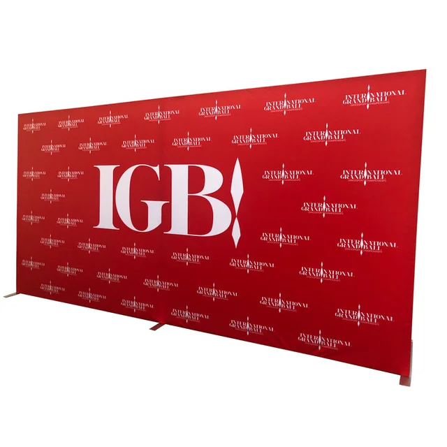 20ft tension fabric backdrop stand custom trade show booth display for exhibition