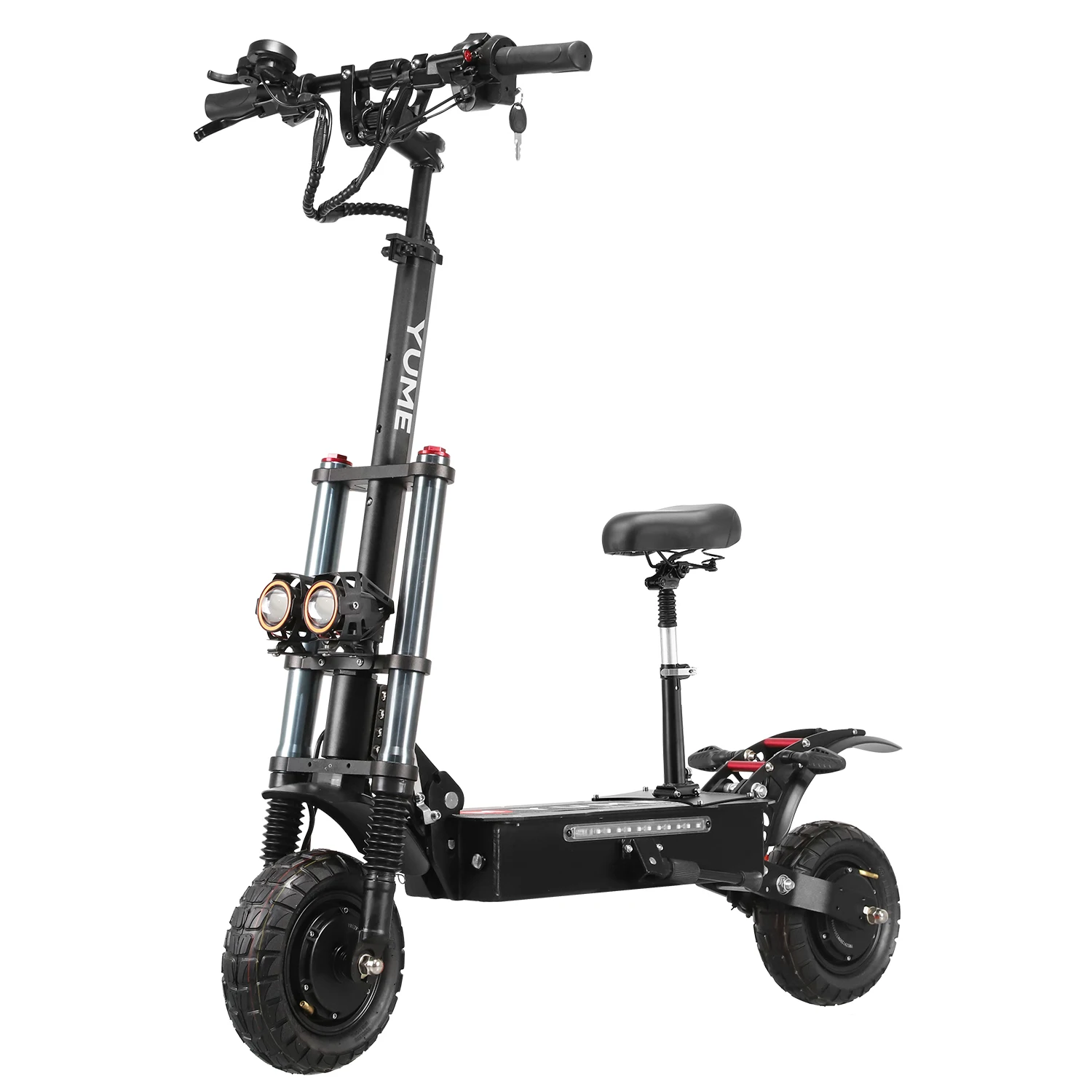 YUME Y10 high quality mobility scooter 52v 2400w dual motor folding hydraulic brake electric scooter from China