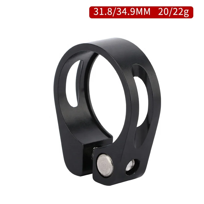 Wholesale Alloy Road Bicycle Seat Post Clamp Lock 31.8/34.9mm MTB Bike Seat Pipe Clamps for 27.2/28.6/30.8/31.6mm Bike Seatpost