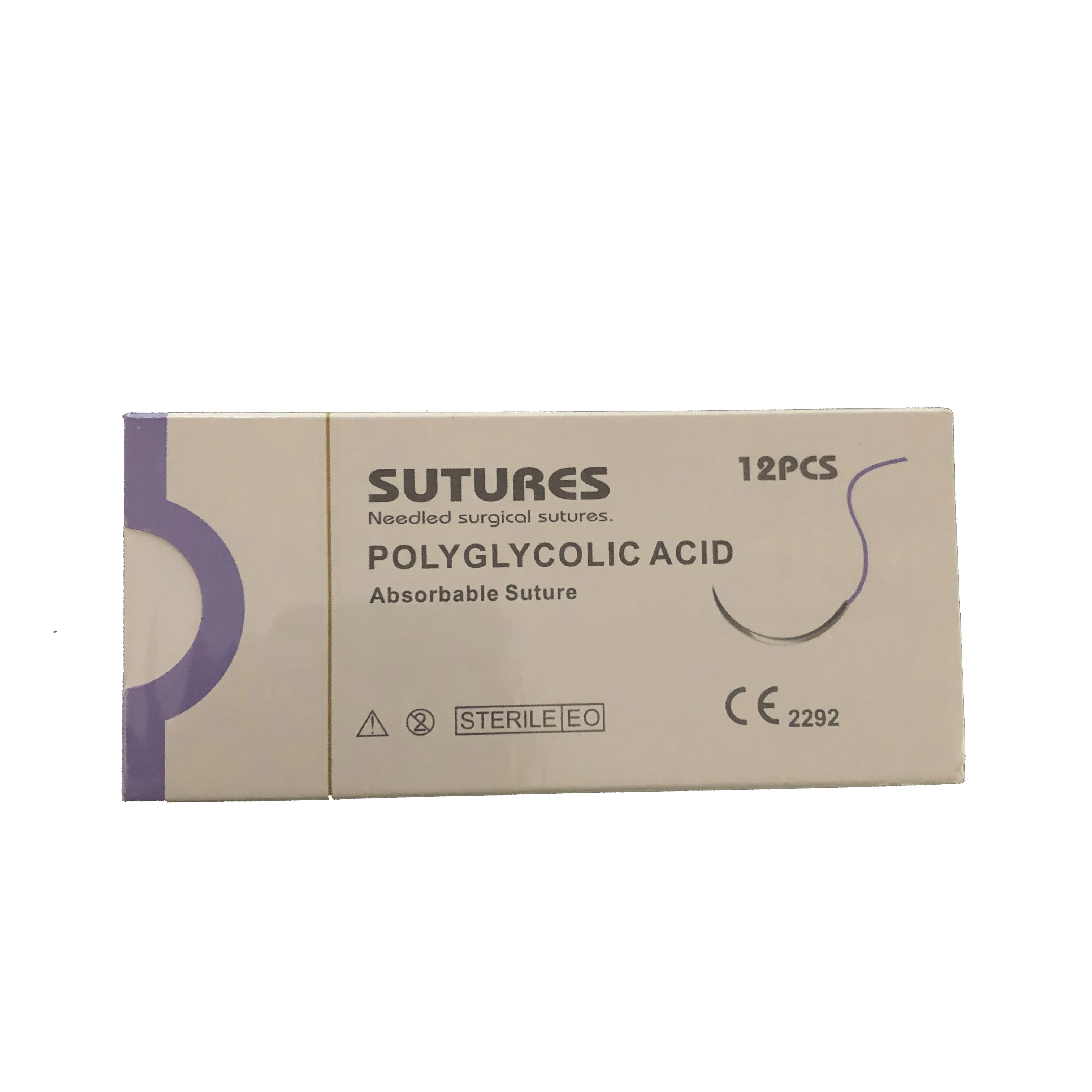 china manufacturers factory cheap prices types disposable absorbable medical pga surgical suture with needles