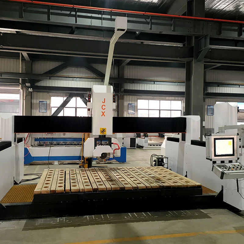 Jcxstone Granite Marble Quartz Glass granite saw hard stone cutting machine Cutter 5 Axis Stone Cutting Machinery