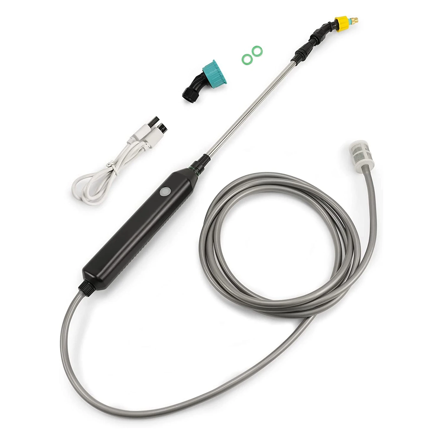 Electric Garden Sprayer Watering Wand Rechargeable Plant Spray Mister with Telescopic Wand 3M Hose for Yard Lawn Weeds Plants