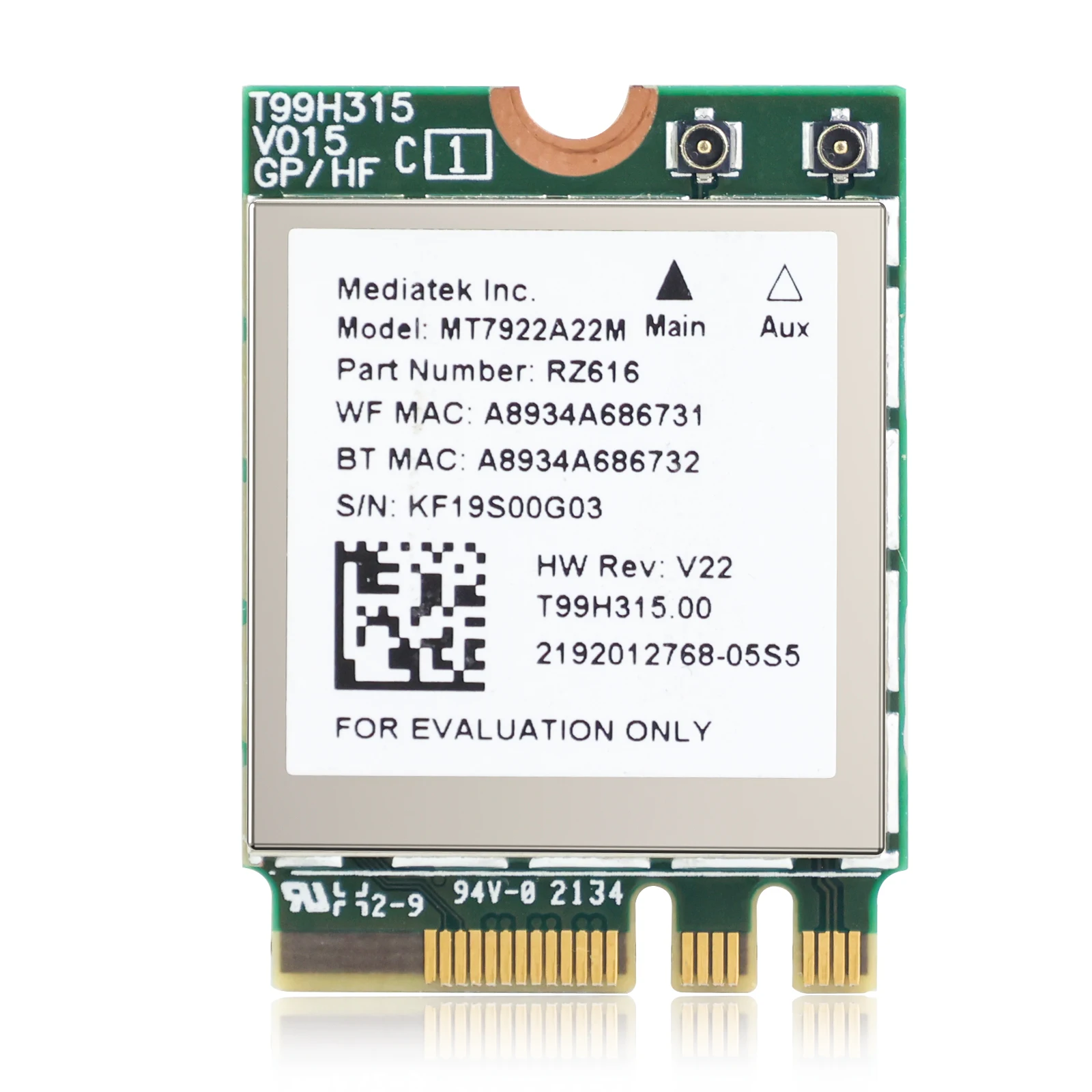 EDUP 5400Mbps Wifi 6E PCI-E MediaTek MT7922A Wireless Card BT5.2 2.4Ghz/5G/6G 802.11ax WIFI