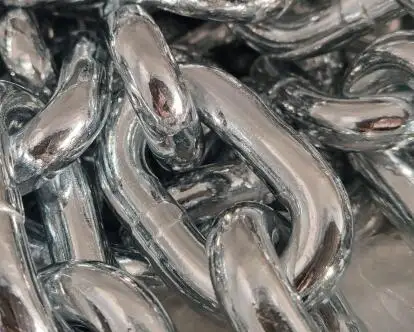 Electro galvanized DIN766 short link chain