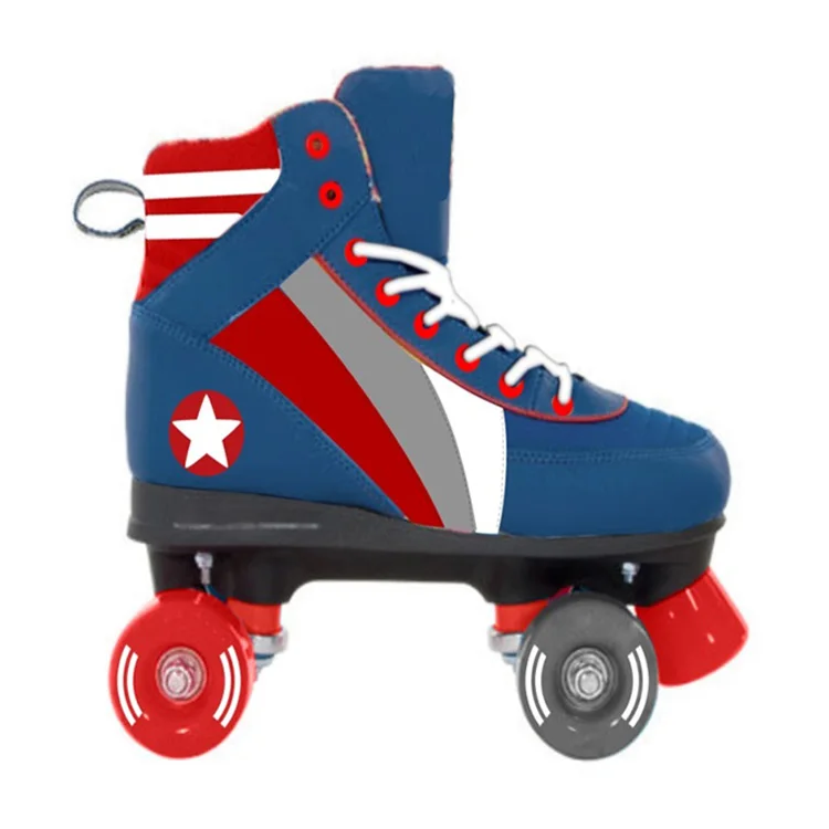New type of professional roller skates quad, figure ice rink special rental quad roller skate
