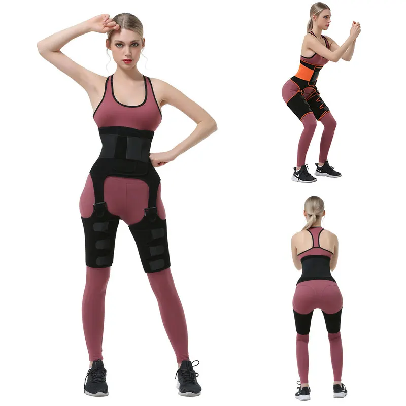 Wholesale Upgrade Slimming Underwear 3 In 1 Waist Trainer Thigh Eraser Trimmer Strap Leg Butt Lifter For Women