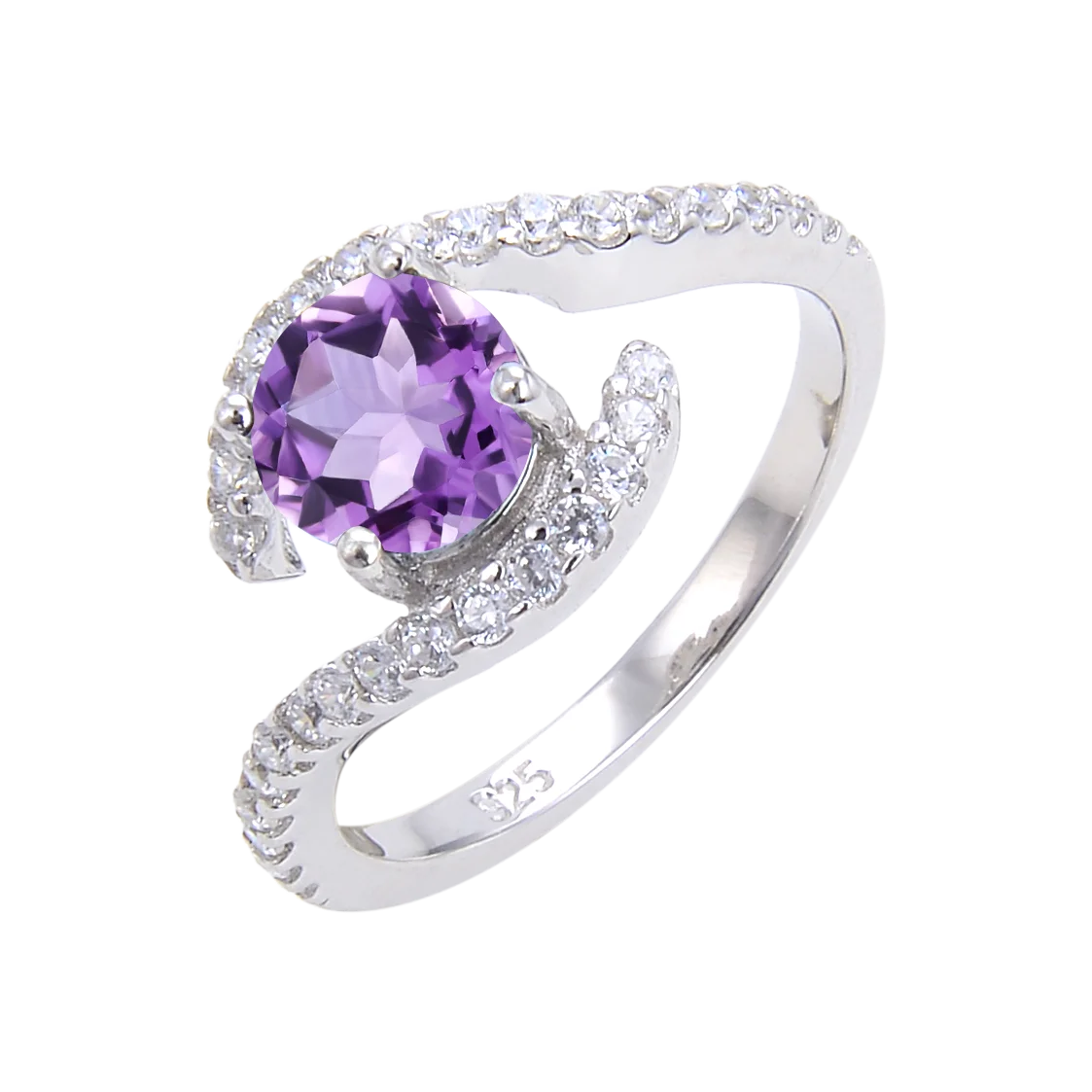 Горячая Распродажа ювелирные изделия и кольца твердые 925 Серебряные с изумрудом кубическим цирконием модные для женщин