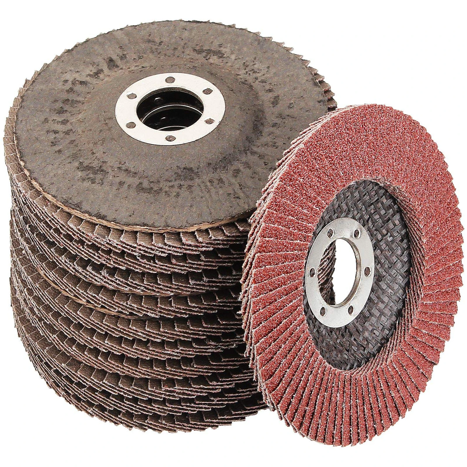Premium 5' Curved  T27/T29 Aluminium Oxide Flexible Flap Disc 115mm 125mm Abrasive Sanding Angel Grinder Disc Tools For Glass