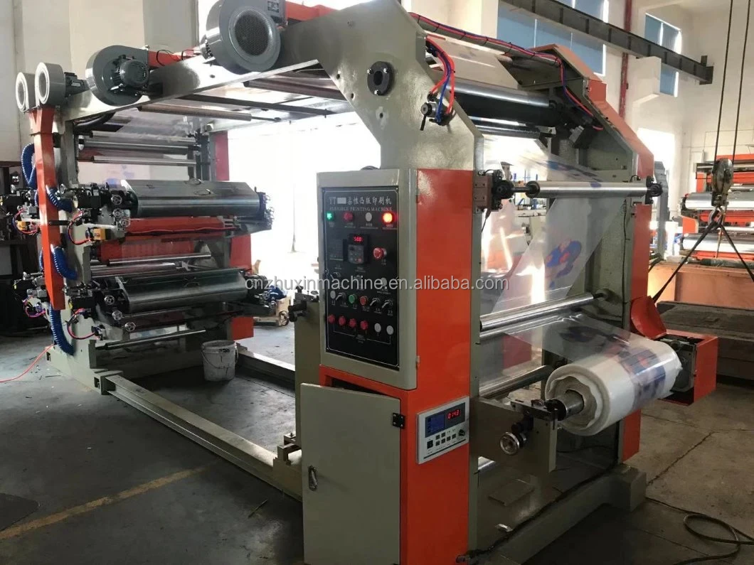 Zhuxin Timing Belt 6 Color Flexographic Printing Machine