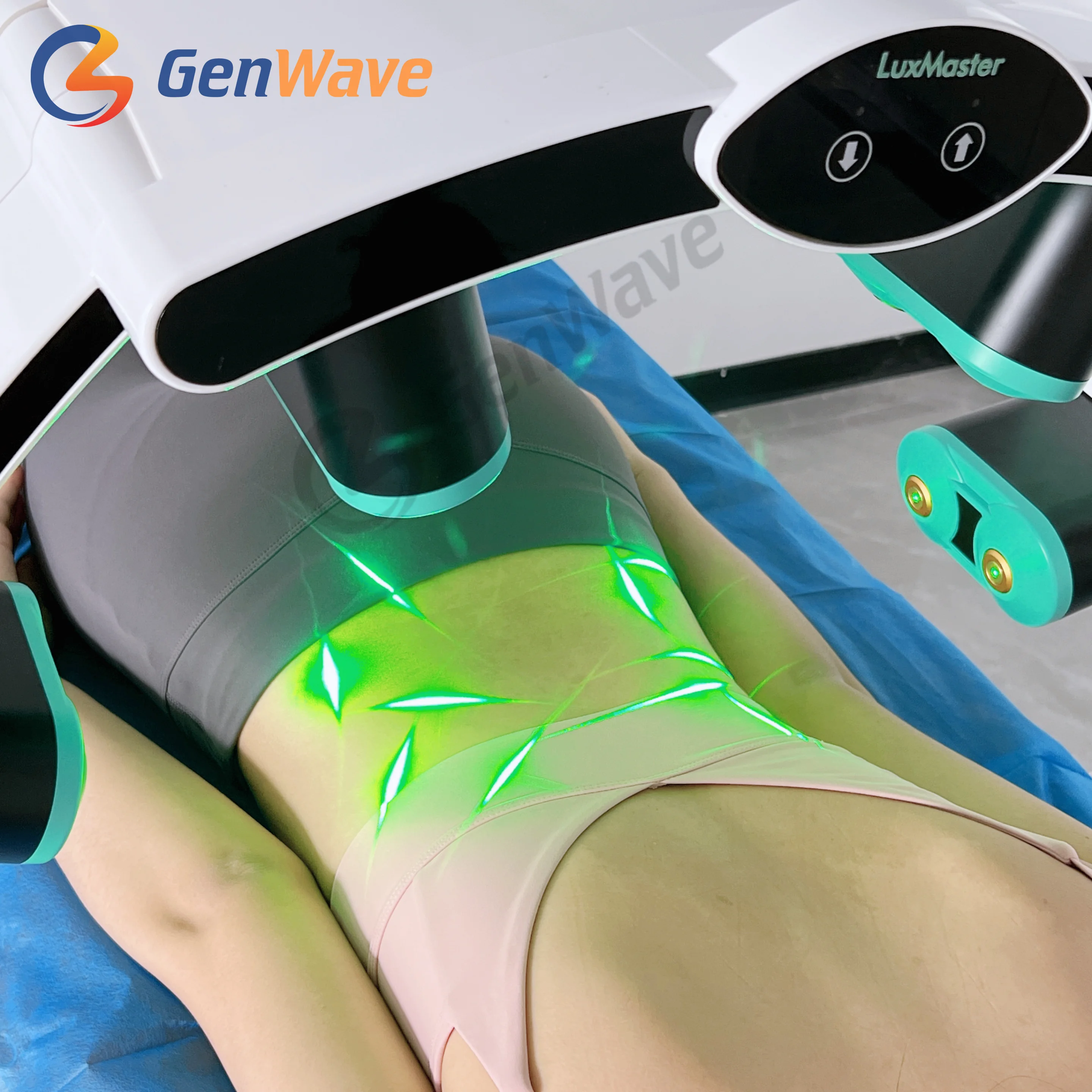 Эффективный зеленый лазер 532 нм для похудения Тонкий лазер Lipo Lllt LuxMater тонкое устройство для холодной лазерной терапии