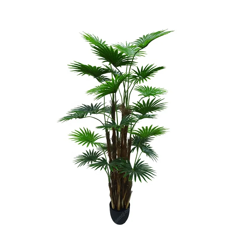 170cm Wholesale Indoor Decoration Fake Green Plants Trunks Plastic Artificial Palm Tree (62504066784)