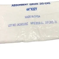 100%cotton absorbent medical pillow gauze  zigzag gauze