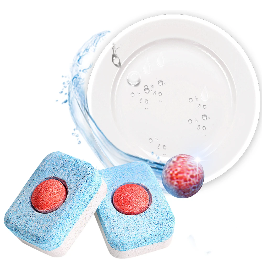 AJYF fresh scent dish cleaning refill tabs dishwasher detergent tablets in pills