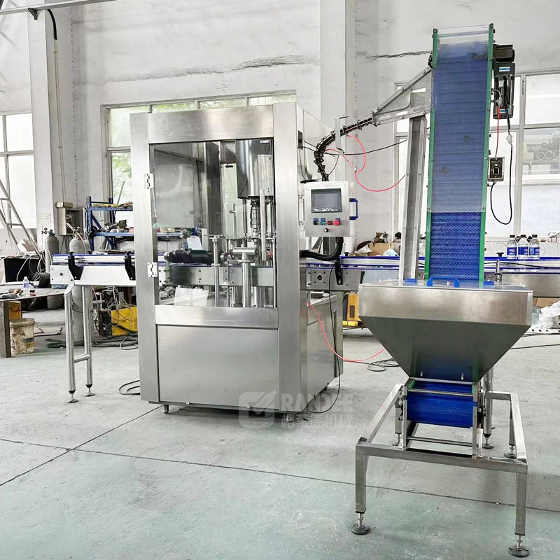 Automatic soda wine beverage bottle cap sealing and capping machine price