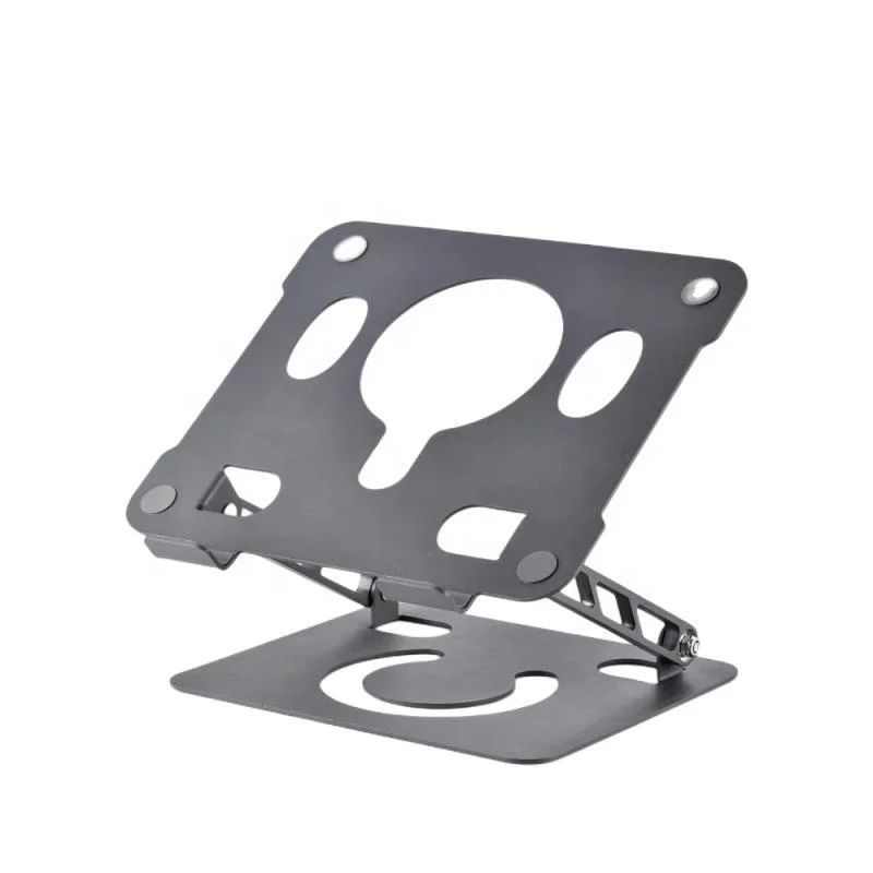 Jiesen Customized Cheap Foldable and Flexible Steel Material Desktop Notebook Holder MacBook Laptop Stand