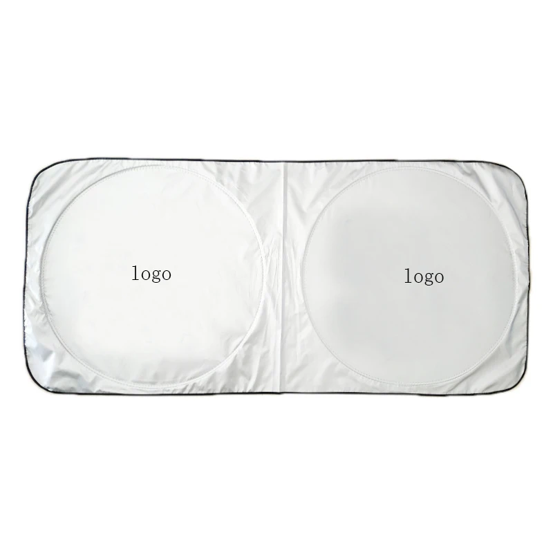 Custom Promotional Printing Foldable Car Parking Sun Shade Windscreen Visor Window Sunshade for Car Front Windshield Shades