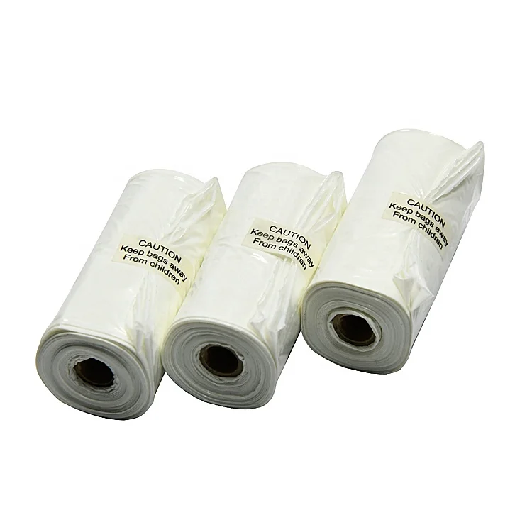 2020 PVA water soluble plastic laundry bags for Hospital use