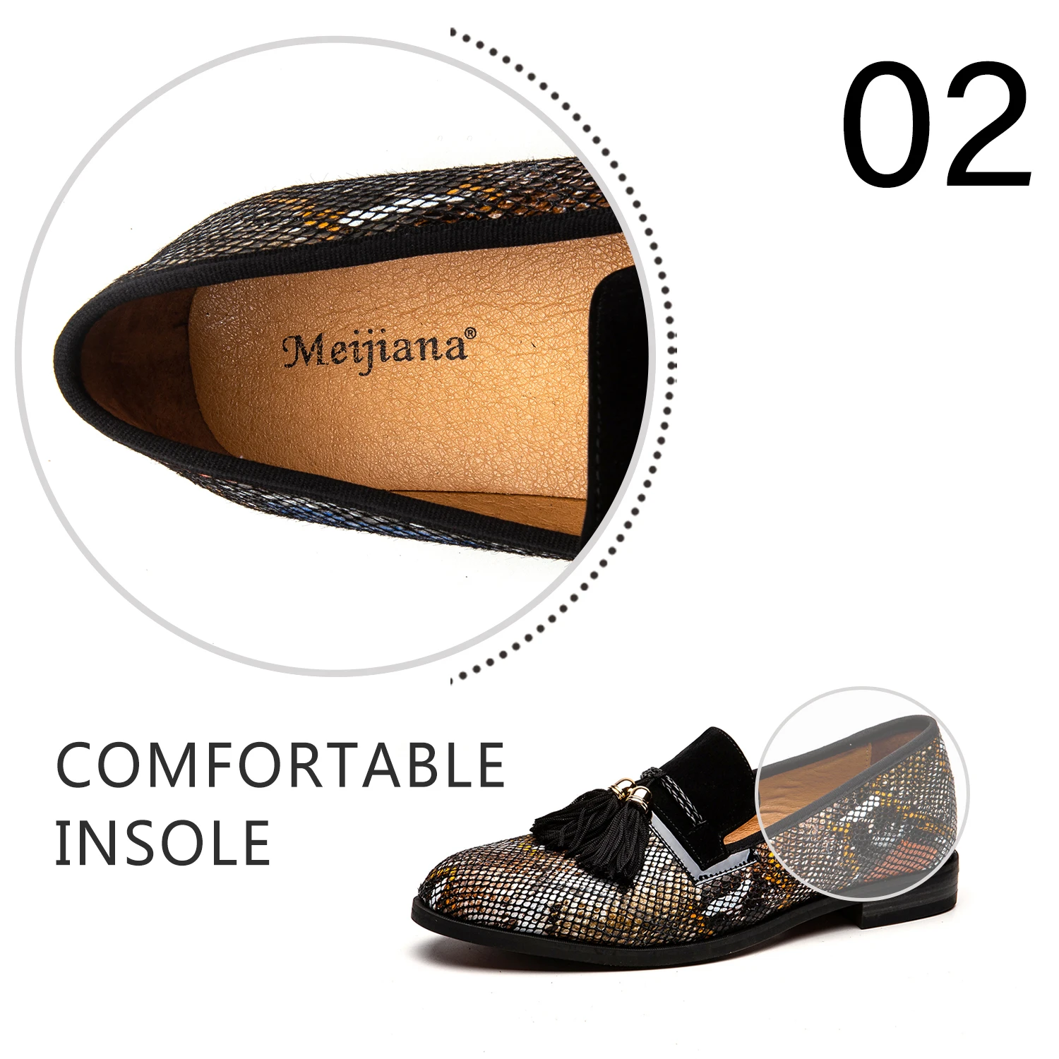 Мужские лоферы без шнуровки Tazewell с бахромой