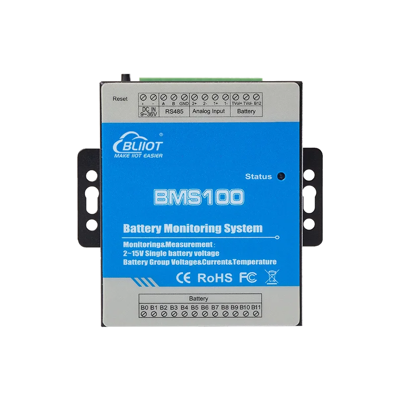 12 Battery Group Monitoring Modbus RTU Voltage Monitoring Module