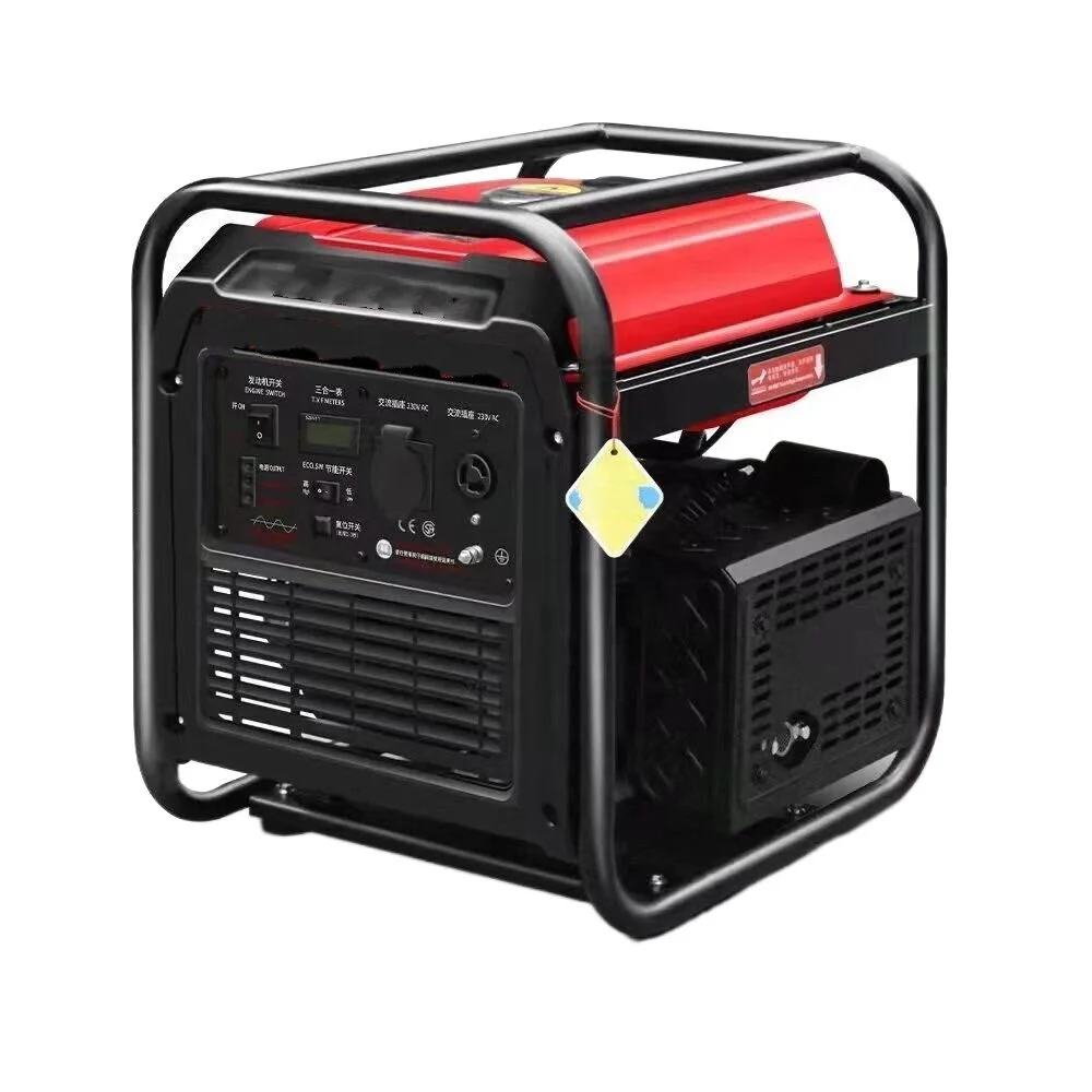 WSE4500I портативный 4.5KW открытый каркас переменного тока 230 В 50 Гц (или 110 60 по индивидуальному заказу) инверторный генератор с низким уровнем