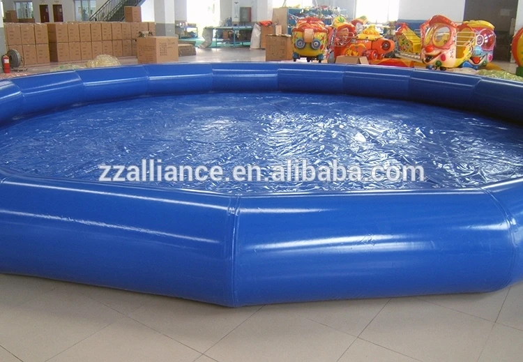 customized size inflatable swimming pool 10x10m big  pool for kids and adult