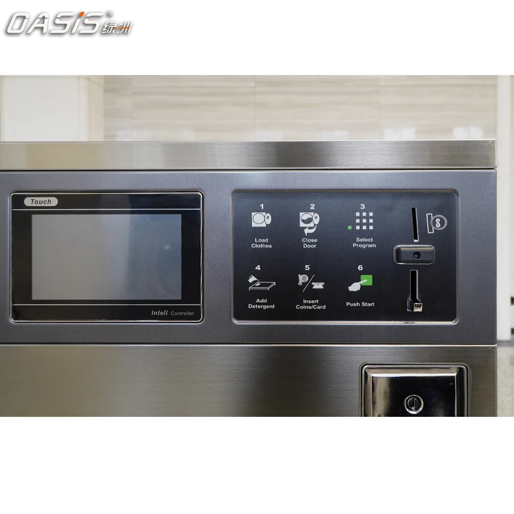 Oasis Plus Series 25kg/50lb Wash Machine Automatic Commercial Washing Machine Front-load Washers Washing Machine 25kg