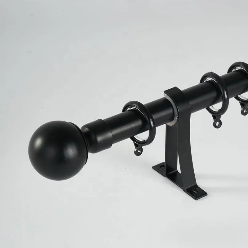 Heavy Weight 6.7 Meters Full Length Aluminum Metal Roman Curtain Rod and Pole Set For Window Curtain