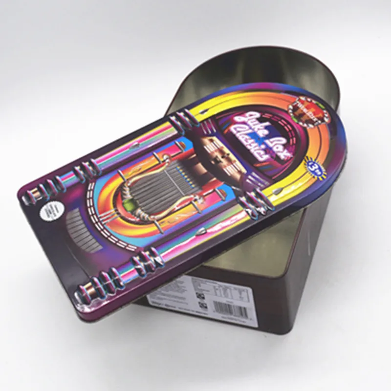 Custom shaped iron box Special Luxury Candy Packaging Gift Boxes With