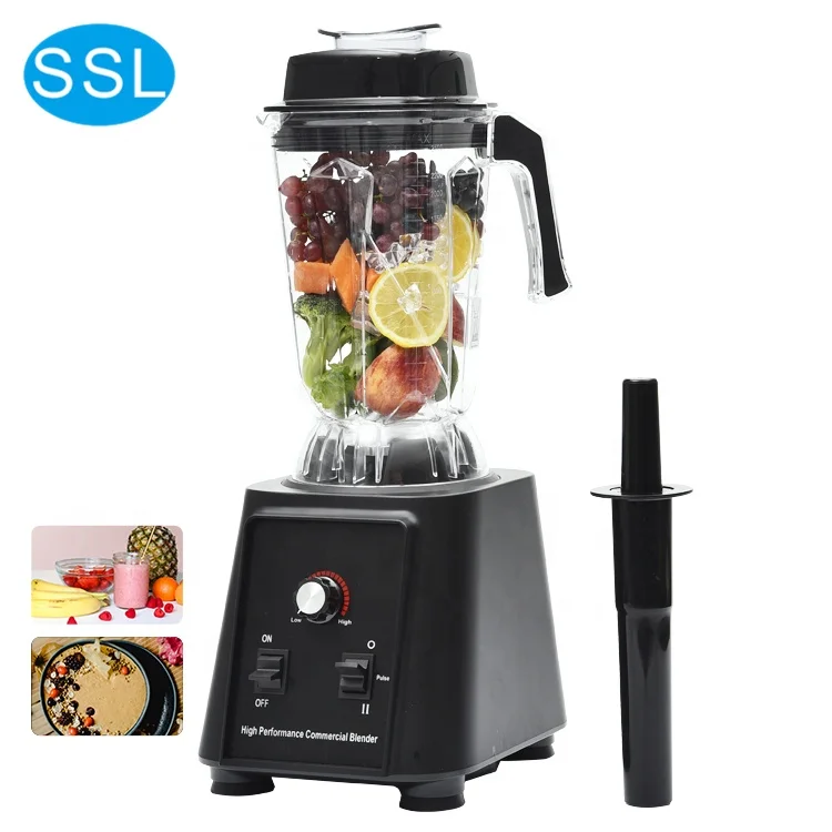 1680W лампы для кухни повара профессиональные кофе дробилки льда миксер машина приготовления молочного коктейля Мясорубка из нержавеющей стали с лезвием коммерческий блендер