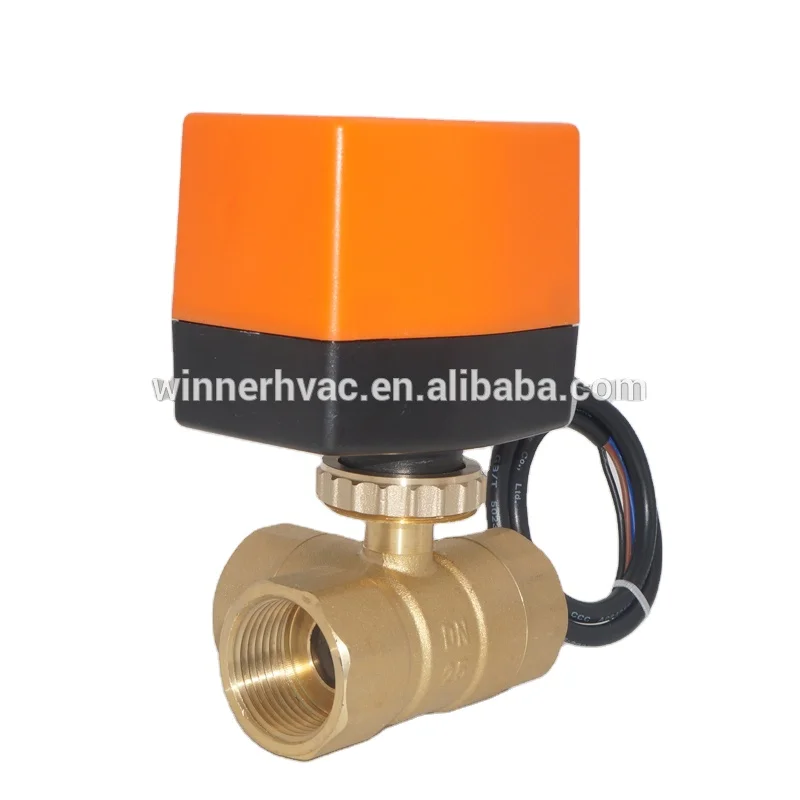  24vdc воды фланец потока регулируемого клапана 3/4 