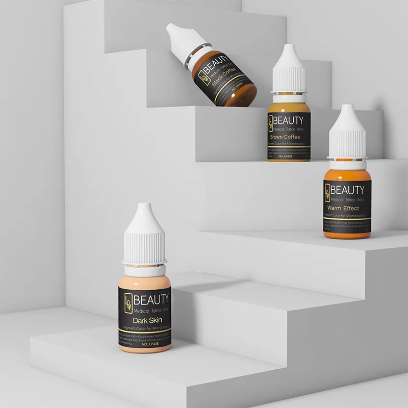 Lovbeauty лучший Органический крем пигмент для бровей микроблейдинг тату-чернила Перманентный