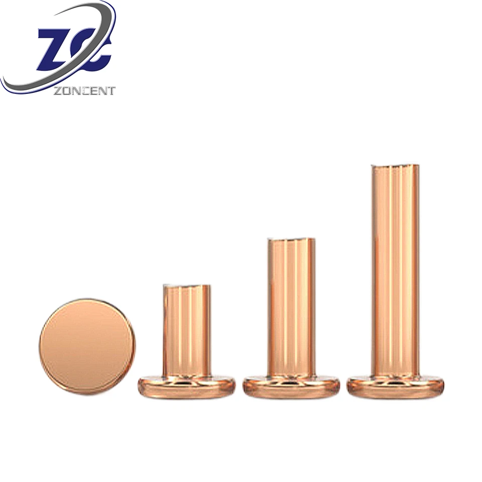 Non-standard solid rivet OEM Aluminum stainless steel flat thin head handle knock rivet kit Non standard fasteners