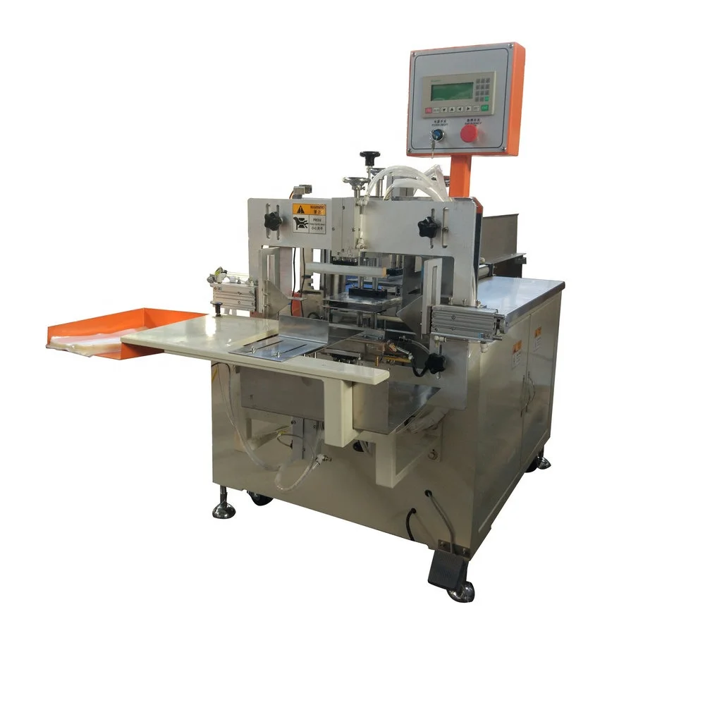 Semi automatic face tissue paper bag sealing packing machine