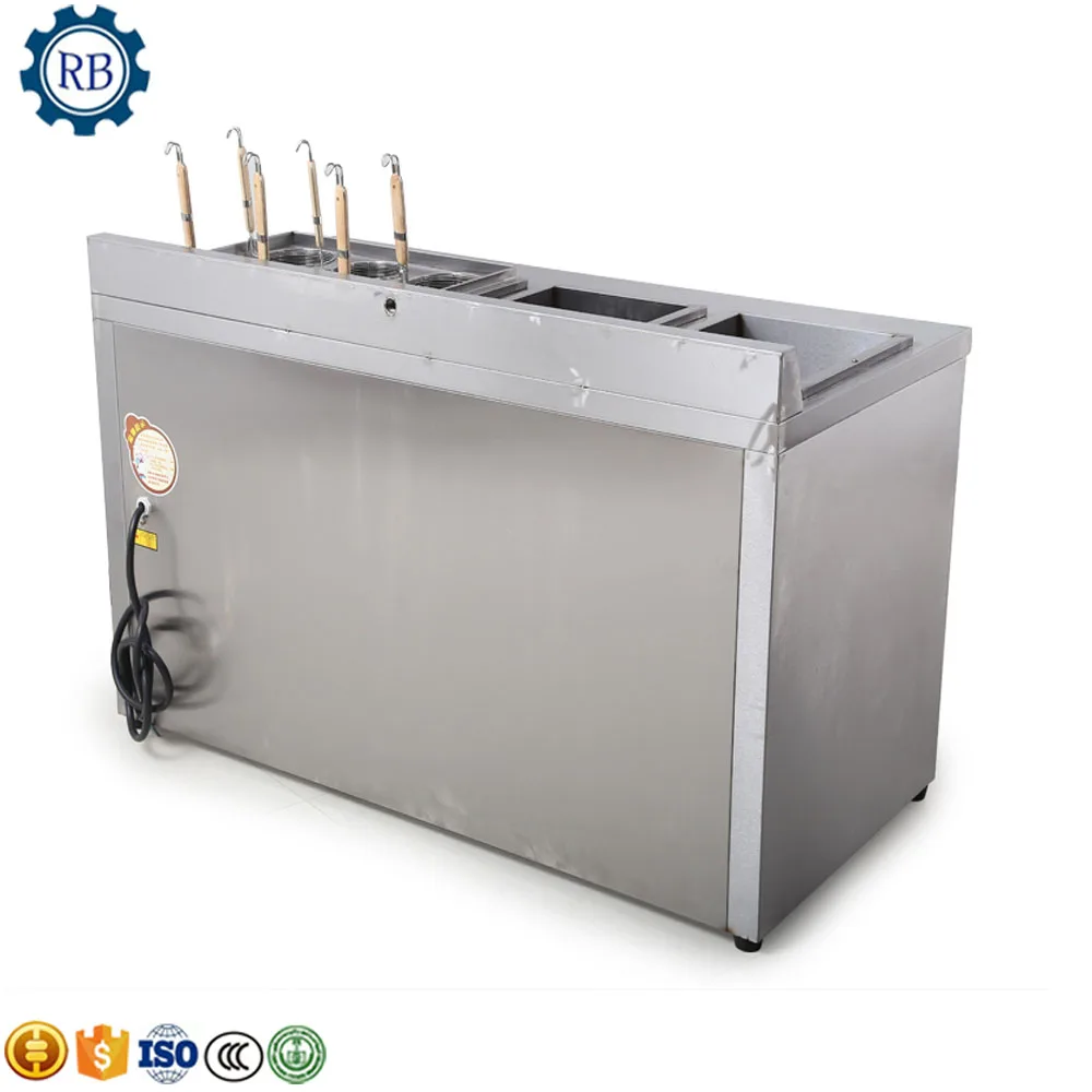Gas Noodle Cooking Boiler Stove 6 Baskets Noodle Pasta Cooker For Kitchen Equipment